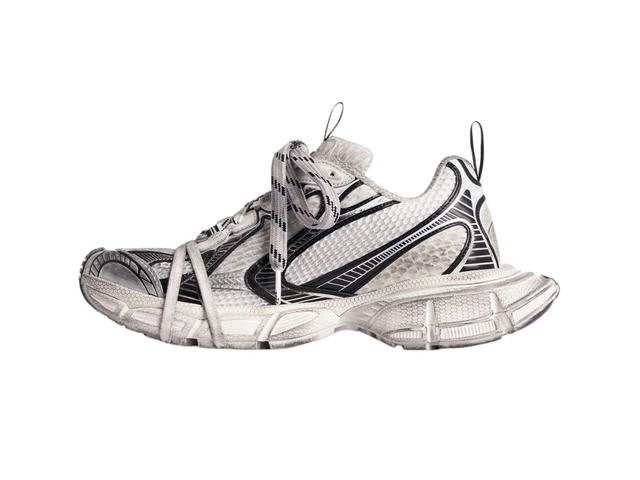 Balenciaga Balenciaga 3XL Sneaker In White And Black Mesh And Polyurethane - view 2