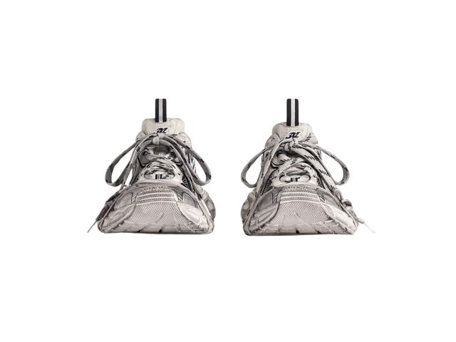 Balenciaga Balenciaga 3XL Sneaker In White And Black Mesh And Polyurethane - view 4