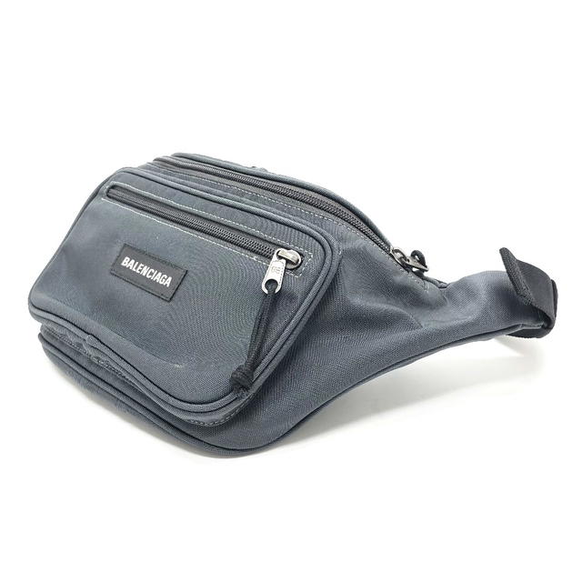 Balenciaga BALENCIAGA 482389 Waist pouch Explorer Belt bag Hip bag -Waist Pouch Nylon Gray - view 3