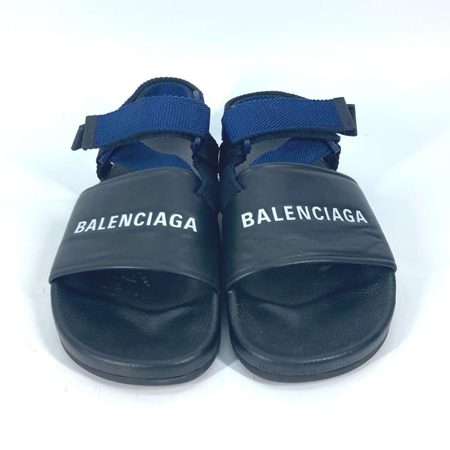 Balenciaga BALENCIAGA 506348 Shoes shoes Velcro strap sandals Bicolor Sandals Leather Black - view 3