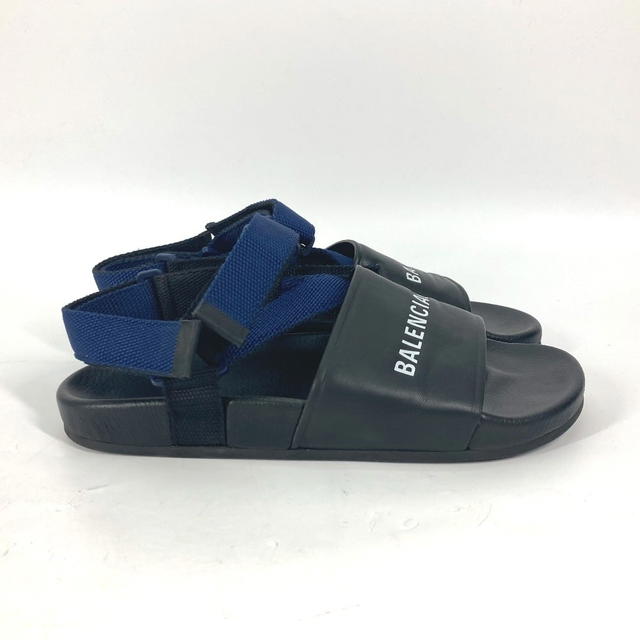 Balenciaga BALENCIAGA 506348 Shoes shoes Velcro strap sandals Bicolor Sandals Leather Black - view 5