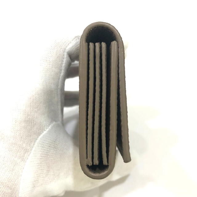 Balenciaga BALENCIAGA 581099 logo Ville Accordion Accessory Card Case Leather BrownBased - view 3
