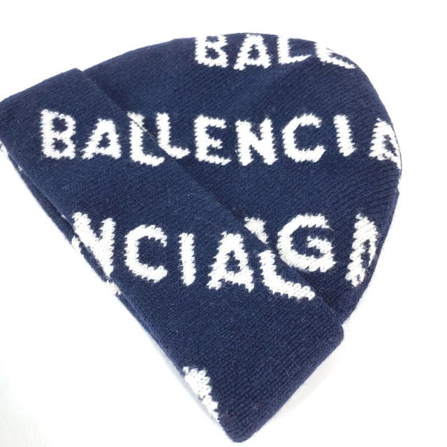Balenciaga BALENCIAGA 633717 logo beanie hat knit hat knit cap Knit hat Unused - view 4