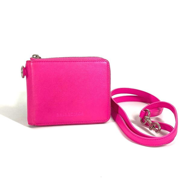 Balenciaga BALENCIAGA 659224 Compact wallet With logo strap Zip Around Folded wallet - view 2