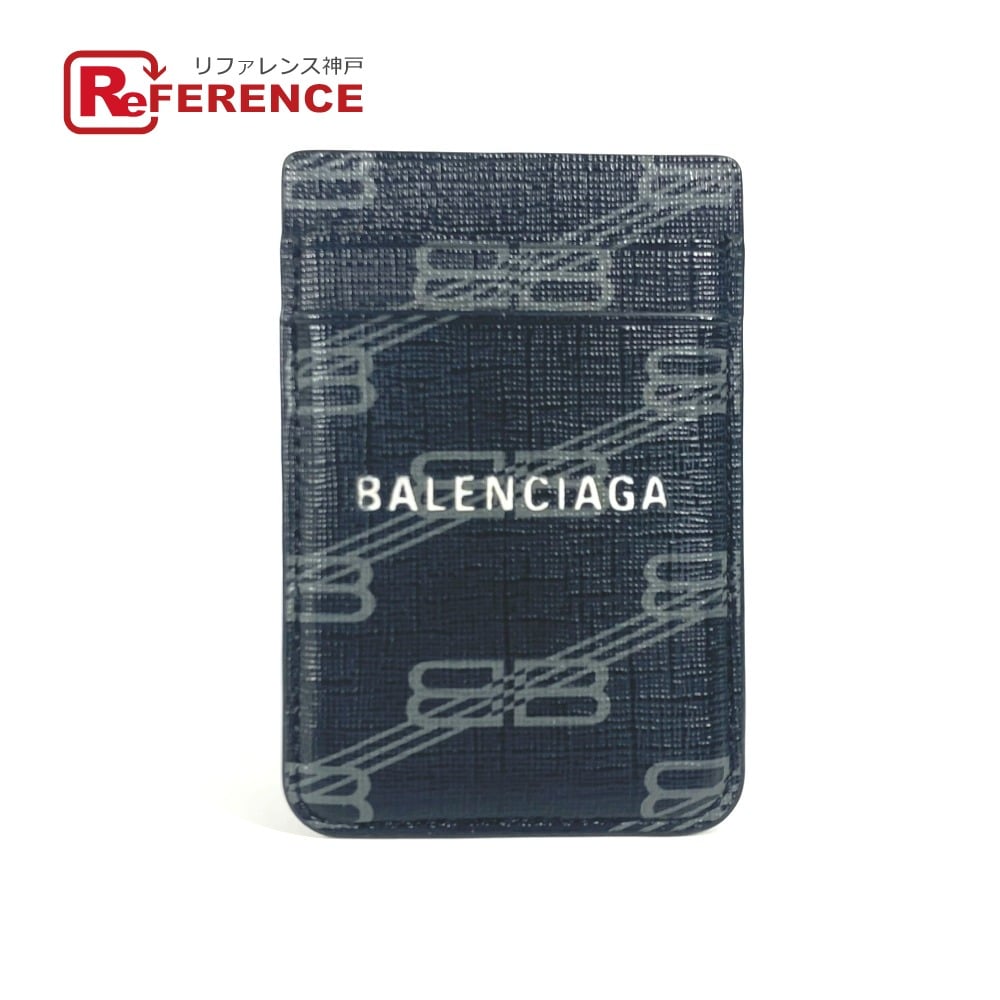 Balenciaga BALENCIAGA 675835 logo magsafe magsafe Business Card Holder Pass Case Card Case