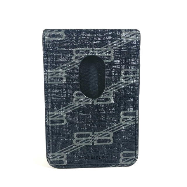 Balenciaga BALENCIAGA 675835 logo magsafe magsafe Business Card Holder Pass Case Card Case - view 3