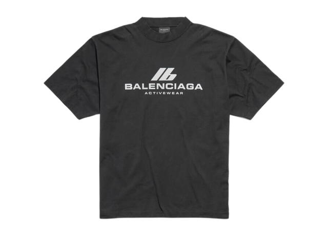 Balenciaga Balenciaga Activewear T-shirt Medium Fit Black - view 1