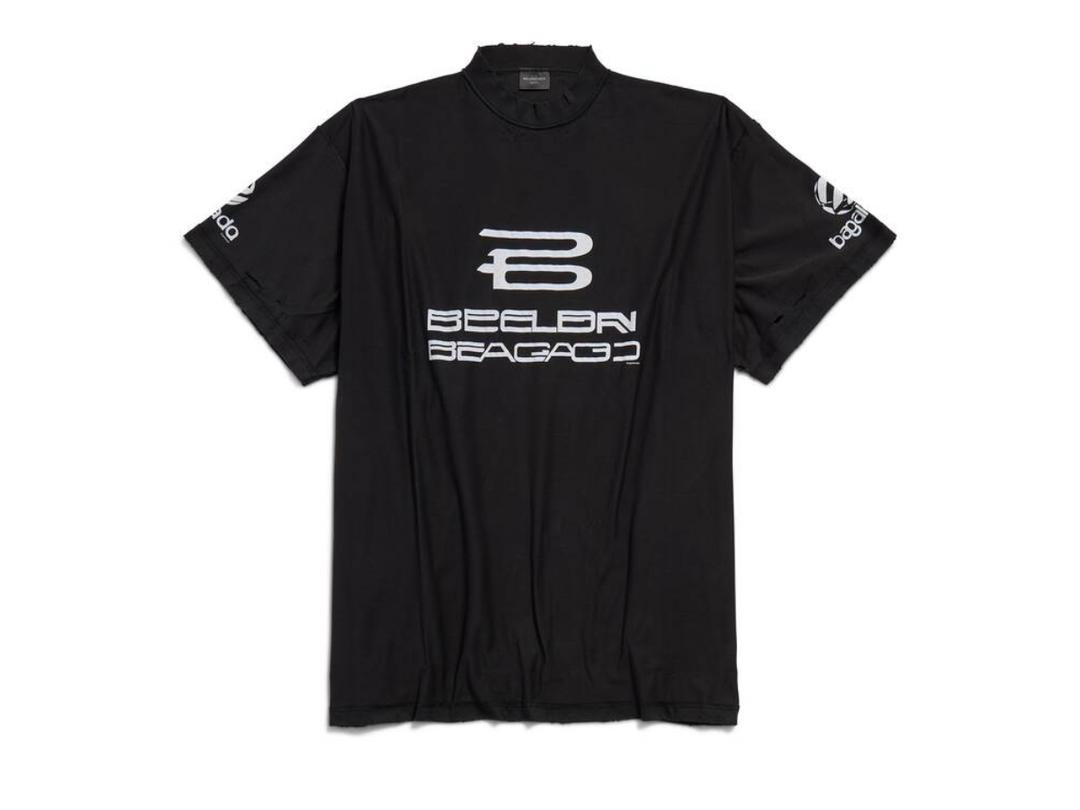 Balenciaga Balenciaga Ai Generated Inside-out T-shirt Oversized Black-White