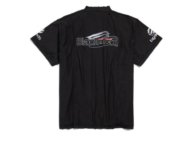 Balenciaga Balenciaga Ai Generated Inside-out T-shirt Oversized Black-White - view 2
