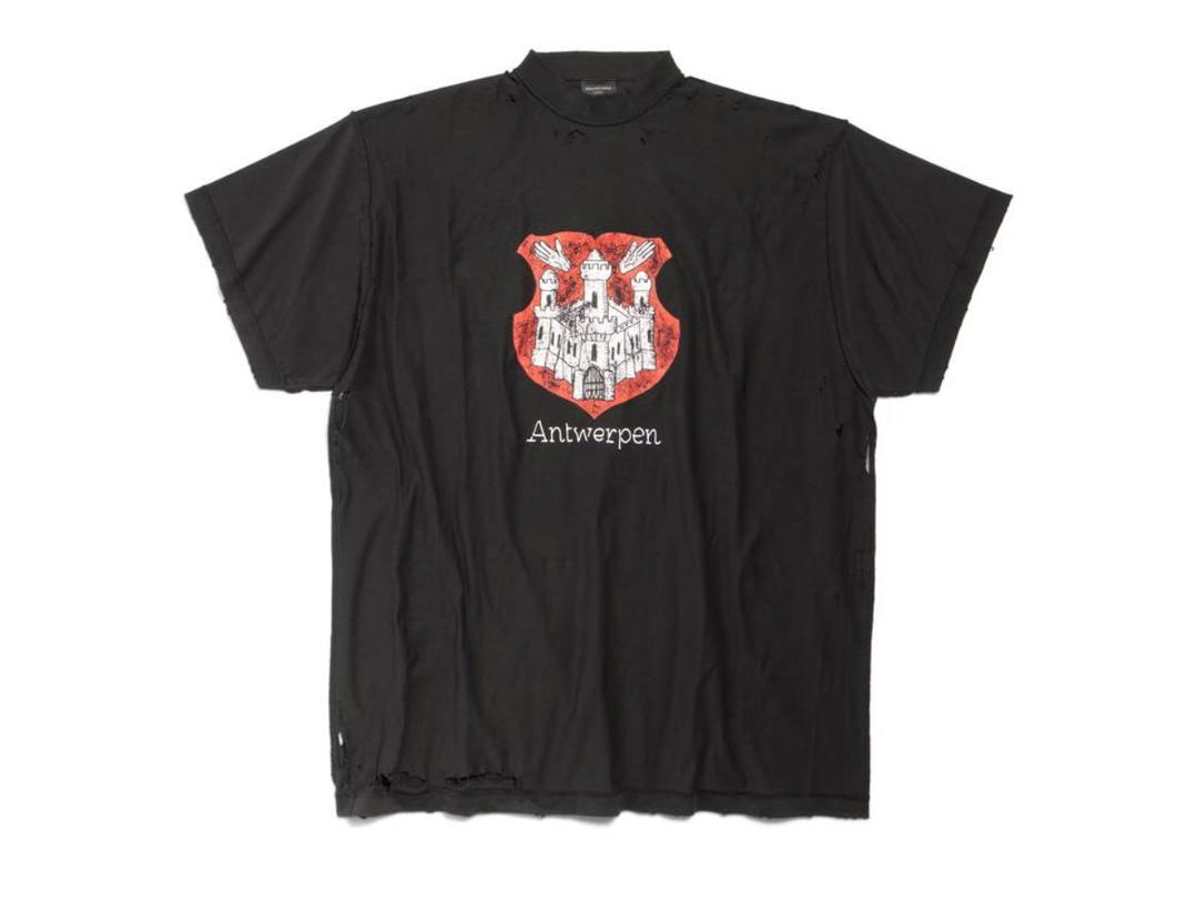 Balenciaga Balenciaga Antwerpen Inside-out T-shirt Oversized Black