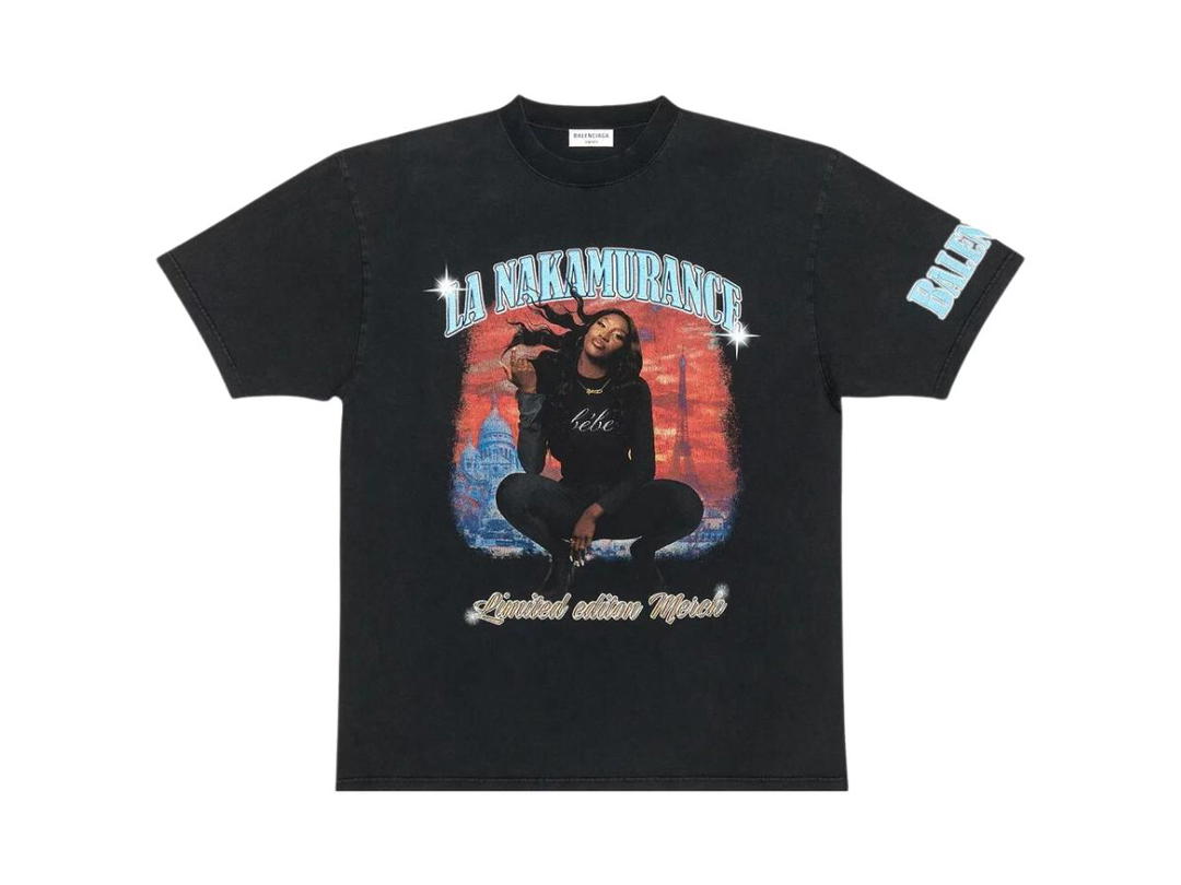 Balenciaga Balenciaga Aya Nakamura Merch T-Shirt Black