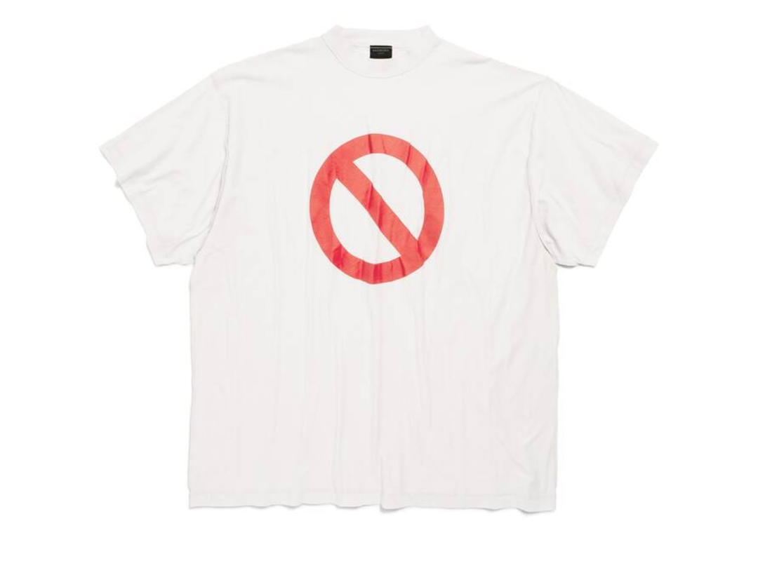 Balenciaga Balenciaga Balenciaga Music | Bfrnd Series Inside-out T-shirt Oversized Off White