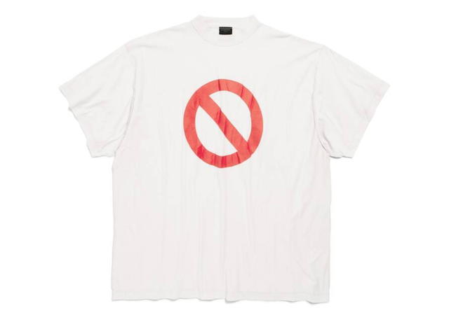 Balenciaga Balenciaga Balenciaga Music | Bfrnd Series Inside-out T-shirt Oversized Off White - view 1