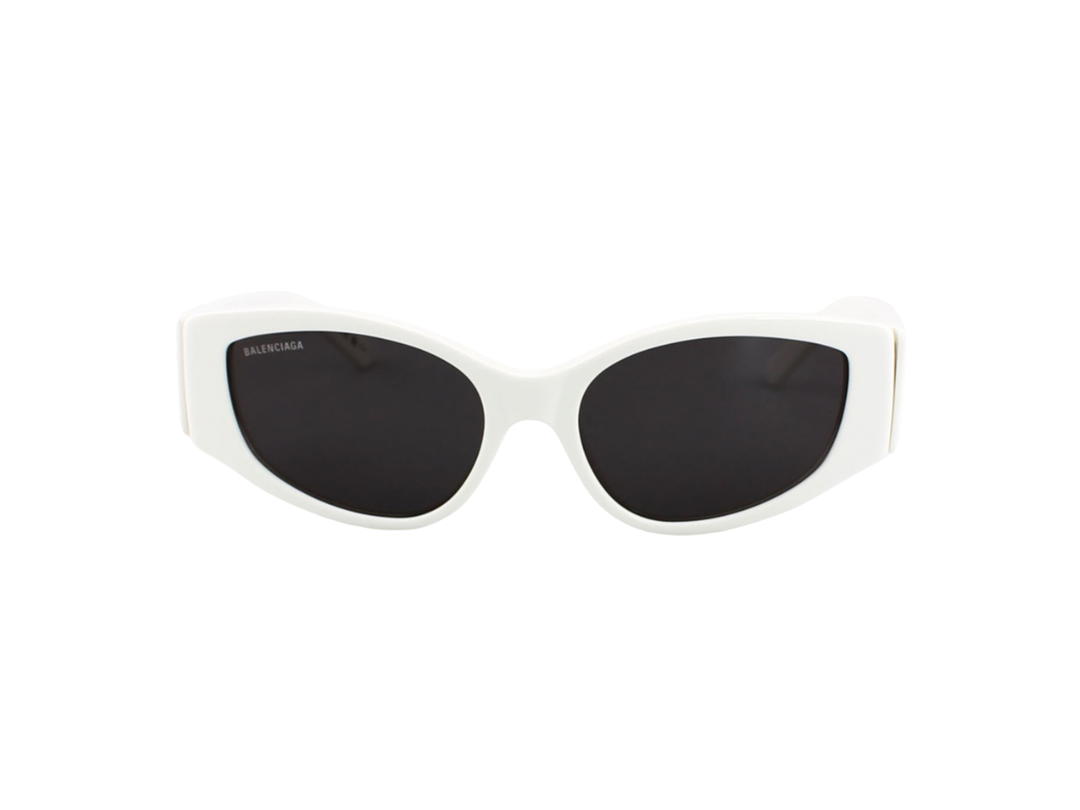 Balenciaga Balenciaga Sunglasses In White Acetate Frame With Grey Lenses