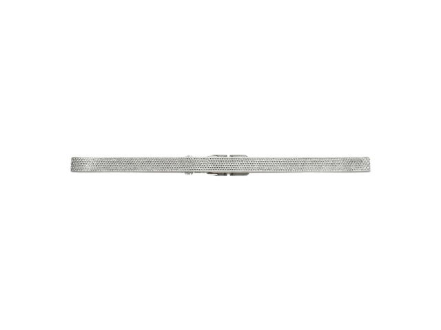 Balenciaga Balenciaga BB Hourglass Thin Belt In Suede Calfskin And Rhinestones With Aged-Silver Hardware Grey - view 2