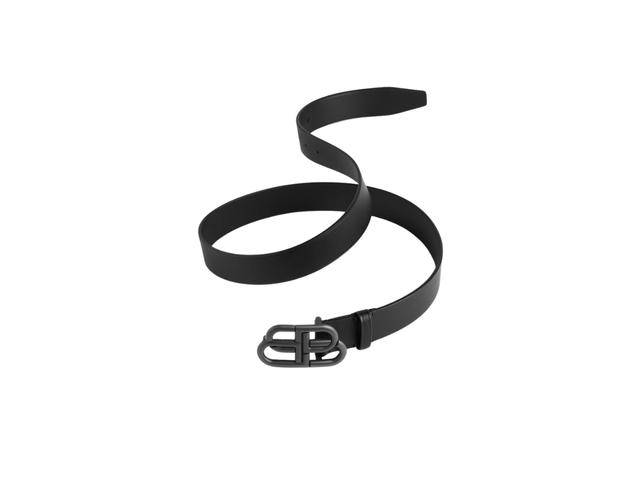 Balenciaga Balenciaga Bb Large Belt In Black Natural tanned calfskin - view 2