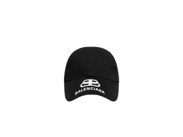 Balenciaga Balenciaga BB Logo Baseball Cap In Cotton Black - view 1