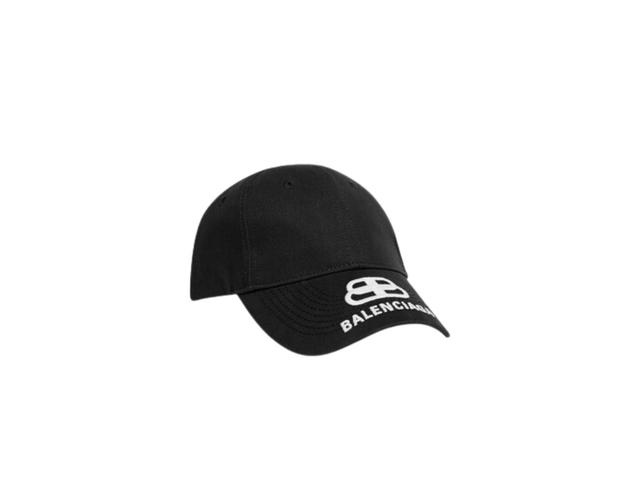 Balenciaga Balenciaga BB Logo Baseball Cap In Cotton Black - view 2