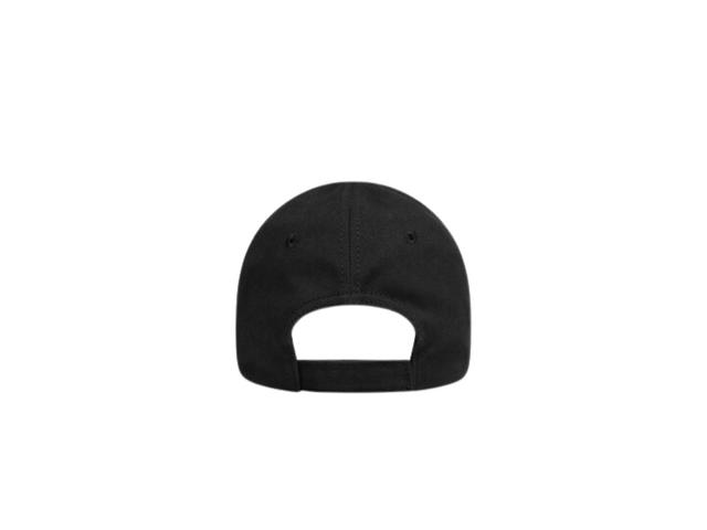 Balenciaga Balenciaga BB Logo Baseball Cap In Cotton Black - view 3