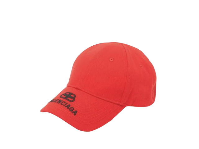 Balenciaga Balenciaga BB Logo Baseball Cap Red - view 3