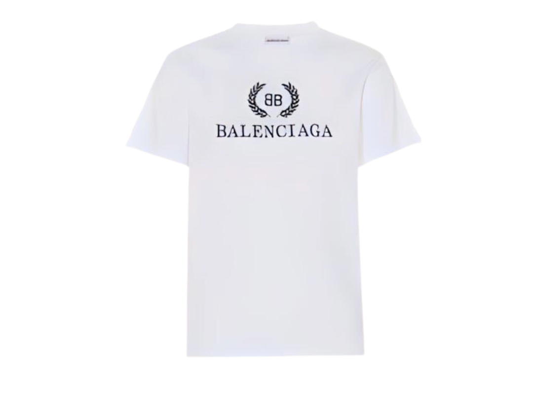 Balenciaga Balenciaga BB Logo T-Shirt White