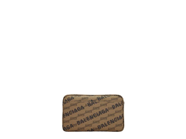 Balenciaga Balenciaga Camera Bag In BB Monogram With Gold Hardware Brown - view 2