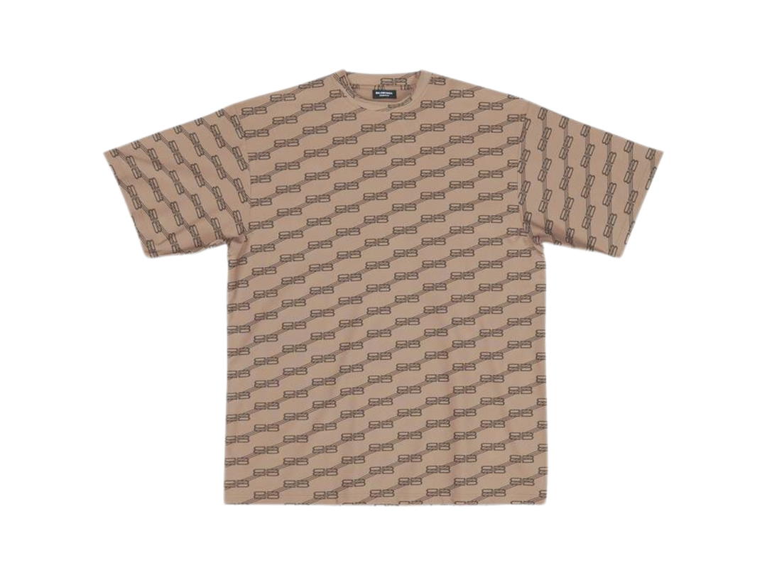 Balenciaga Balenciaga BB Monogram Swim T-Shirt Brown