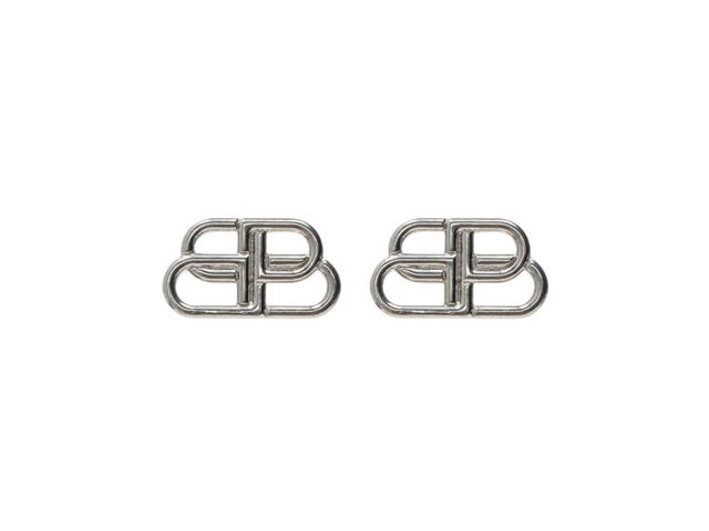 Balenciaga Balenciaga BB Small Stud Earrings Silver - view 1