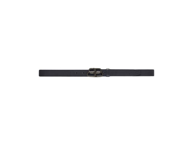 Balenciaga Balenciaga BB Thin Belt In Black Natural Calfskin - view 1
