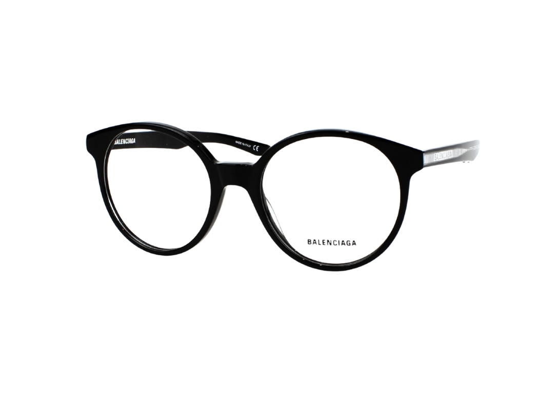 Balenciaga Balenciaga BB0030O-001-52 Sunglasses In Black Acetate Frame With Mirror Lenses