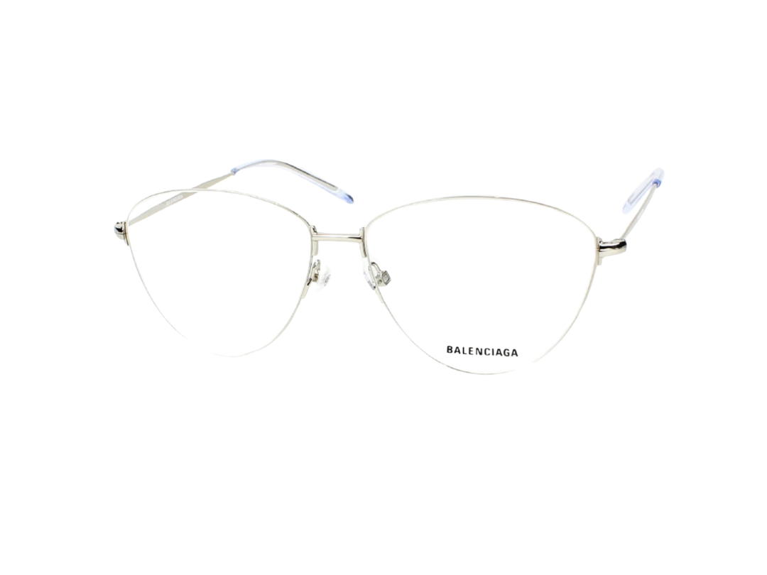 Balenciaga Balenciaga BB0034O-002-58 Sunglasses In Silver Metal Frame With Mirror Lenses