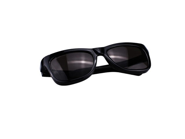 Balenciaga Balenciaga BB0151S-001-55 Sunglasses In Black Acetate Frame With Logo-Grey Lenses - view 5