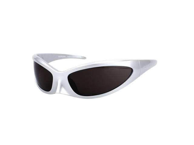 Balenciaga Balenciaga BB0251S-005-80 Sunglasses In Grey Acetate Frame With Grey Lenses - view 4