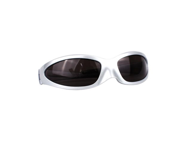 Balenciaga Balenciaga BB0251S-005-80 Sunglasses In Grey Acetate Frame With Grey Lenses - view 5