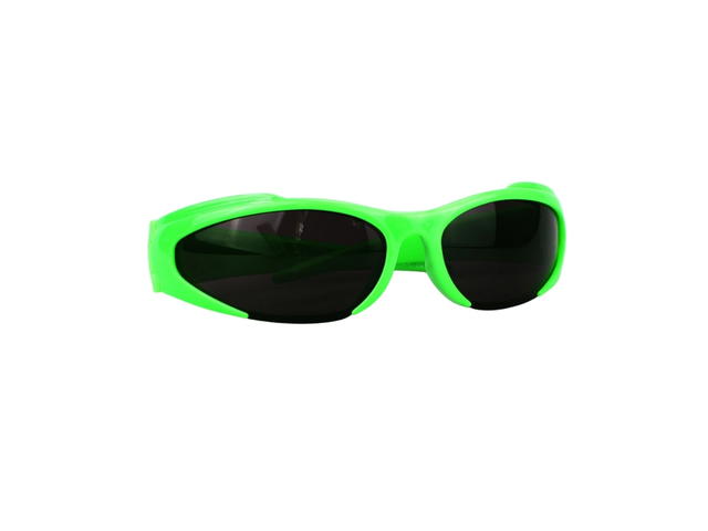 Balenciaga Balenciaga BB0253S-005-80 Sunglasses In Neon Green Acetate Frame With Grey Lenses - view 5