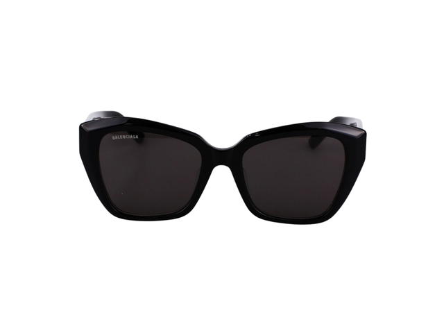 Balenciaga Balenciaga BB0273SA-001-55 Sunglasses In Black Acetate Frame-Gold BB With Grey Lenses - view 2