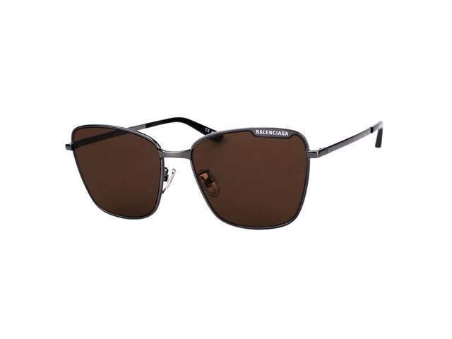 Balenciaga Balenciaga BB0279SA-002-59 Sunglasses In Metal Frame With Brown Lenses - view 1