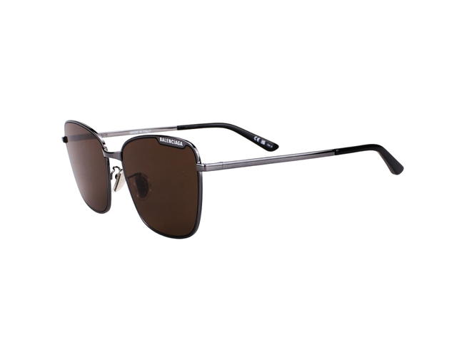Balenciaga Balenciaga BB0279SA-002-59 Sunglasses In Metal Frame With Brown Lenses - view 4