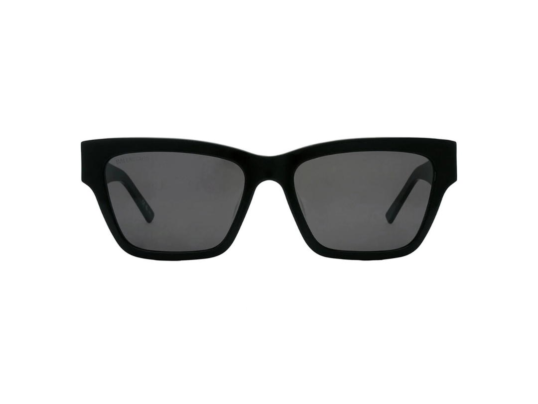 Balenciaga Balenciaga BB0307SA-001 Sunglasses In Black Acetate Frame-Logo Lettering With Grey Lenses
