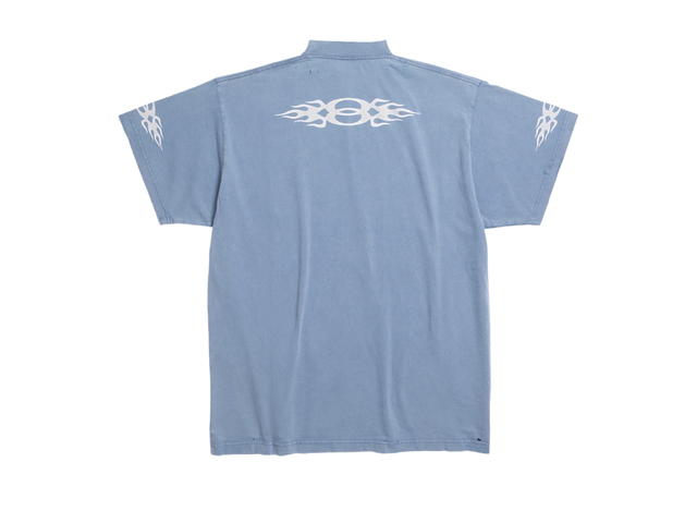 Balenciaga Balenciaga Burning Unity T-shirt Oversized Light Blue - view 2