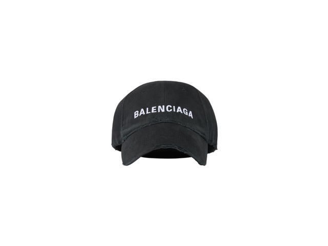 Balenciaga Balenciaga Cap In Black And White Cotton Drill - view 1