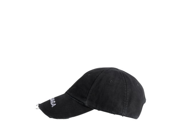 Balenciaga Balenciaga Cap In Black And White Cotton Drill - view 4