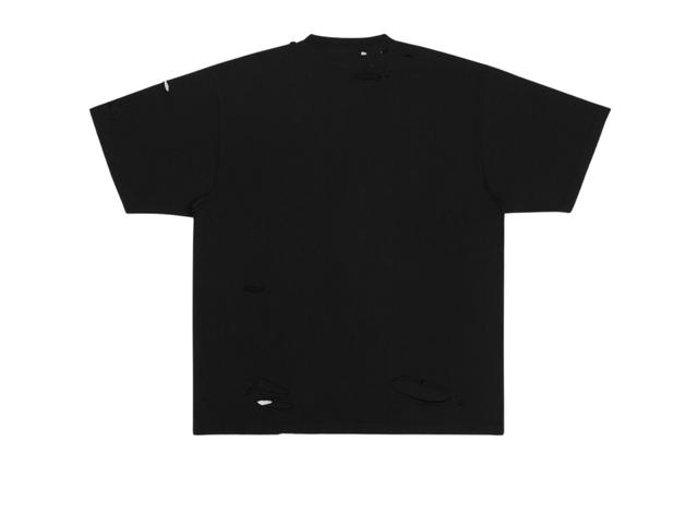 Balenciaga Balenciaga Caps Boxy Fit T-Shirt In Cotton Vintage Black - view 2
