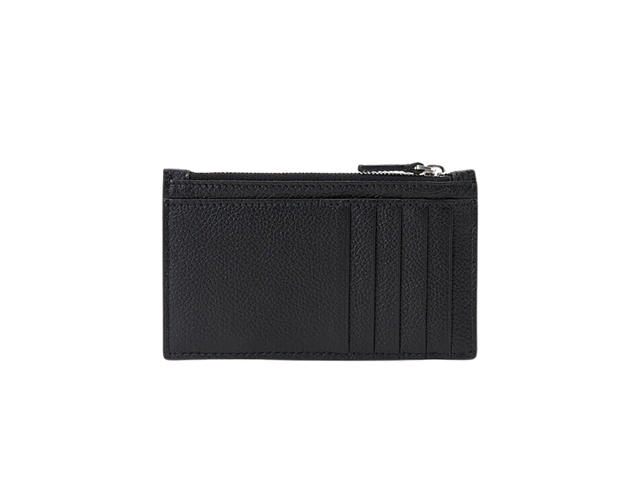 Balenciaga Balenciaga Cash Long Coin And Card Holder In Grained Leather Yellow Neon Logo - view 2