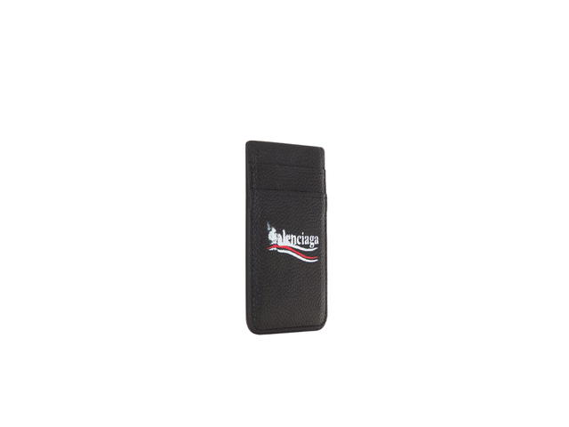 Balenciaga Balenciaga Cash Magnet Card Holder In black grained calfskin - view 2