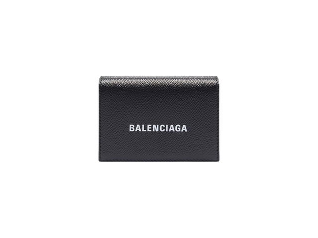 Balenciaga Balenciaga Cash Mini Wallet In Black Grained Calfskin - view 1