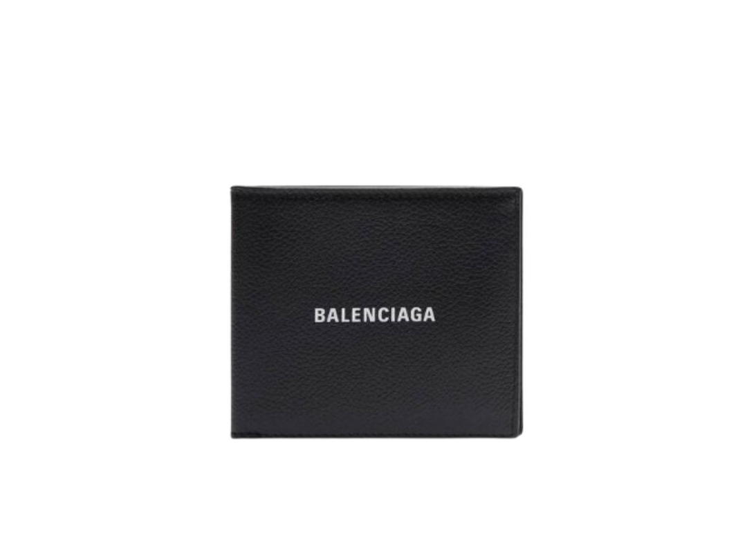 Balenciaga Balenciaga Cash Square Folded Coin Wallet Black/White