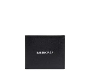 Buy Balenciaga Cash Square Folded Wallet In Grained Calfskin Black White at Sasom – Authentic and Ready to Ship