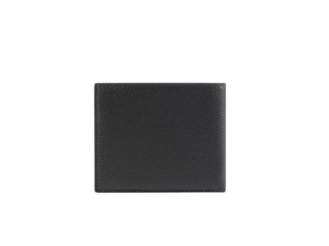 Balenciaga Balenciaga Cash Square Folded Wallet In Grained Calfskin Black White - view 2