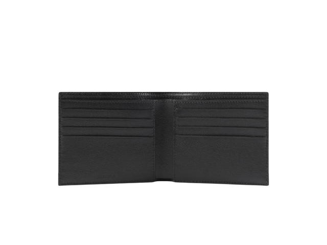 Balenciaga Balenciaga Cash Square Folded Wallet In Grained Calfskin Black White - view 3